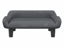 Clicnbuy Cama De Animales De Compañía|Cama para perros de terciopelo oscuro 70x40x24 cm