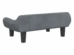 Clicnbuy Cama De Animales De Compañía|Cama para perros de terciopelo oscuro 70x40x24 cm