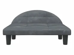 Cama para perros de terciopelo oscuro 70x52x30 cm^Clicnbuy Hot