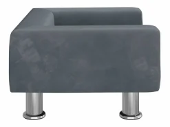 Cama para perros de terciopelo oscuro 50x40x26,5 cm^Clicnbuy Best