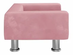 Clicnbuy Cama para perros de terciopelo 50x40x26,5 cm Rosa Hot