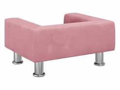 Clicnbuy Cama para perros de terciopelo 50x40x26,5 cm Rosa Hot