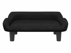 Cama para perros de terciopelo negra 70x40x24 cm^Clicnbuy Sale