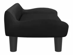 Cama para perros de terciopelo negra 70x40x24 cm^Clicnbuy Sale