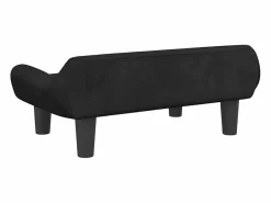 Cama para perros de terciopelo negra 70x40x24 cm^Clicnbuy Sale