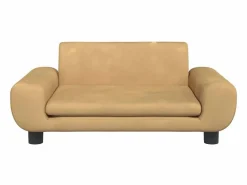 Clicnbuy Cama para perros de terciopelo marrón 70x45x33 cm Marru00f3n Outlet