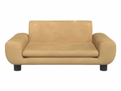 Clicnbuy Cama para perros de terciopelo marrón 70x45x33 cm Marru00f3n Outlet