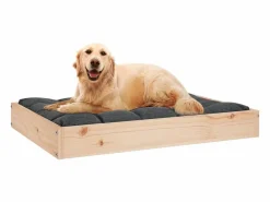 Cama para perros madera maciza de pino 71,5x49x9 cm^Clicnbuy Clearance