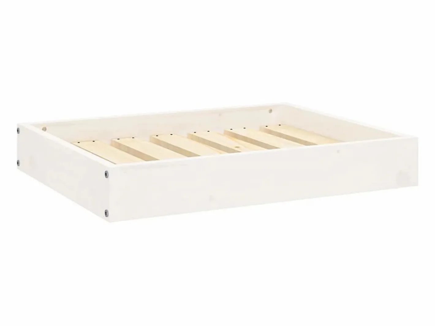 Cama para perros madera maciza de pino 61,5x49x9 cm^Clicnbuy