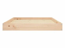Clicnbuy Cama De Animales De Compañía|Cama para perros madera maciza de pino 101,5x74x9 cm