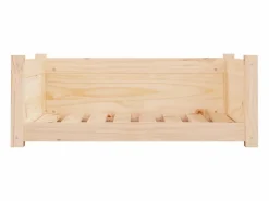Cama para perros madera maciza de pino 75,5x55,5x28 cm^Clicnbuy Hot
