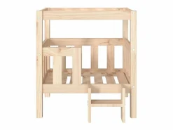 Cama para perros madera maciza de pino 65,5x50,5x70 cm^Clicnbuy Hot