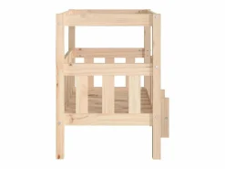 Cama para perros madera maciza de pino 65,5x50,5x70 cm^Clicnbuy Hot
