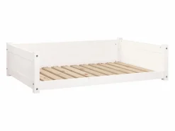 Clicnbuy Cama De Animales De Compañía|Cama para perros madera maciza de pino 105,5x75,5x28 cm