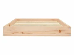 Clicnbuy Cama De Animales De Compañía|Cama para perros madera maciza de pino 91,5x64x9 cm