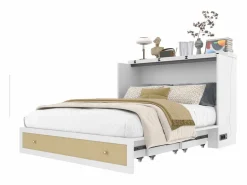 Cama plegable 140×200 cm - con toma USB y enchufe - (colchón no incluido)^ModernLuxe Clearance