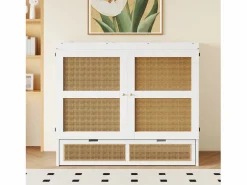 Cama plegable juvenil - 140 x 200 cm - Cama abatible de pared con cajones - Pino + contrachapado + MDF -^Merax Best