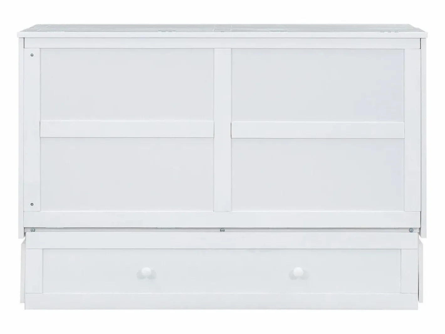 Cama plegable móvil - 140 x 200 cm - convertible en cama - con cajones y estante - pino y MDF -^Merax Sale