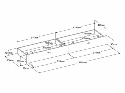 Cama puente 140 x 190 cm con almacenamiento y LEDs beige y natural + somier + colchón - DOMELITO^Vente-unique Discount