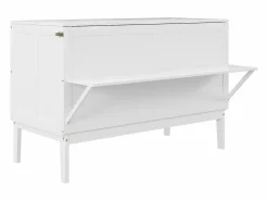ModernLuxe Cama Abatible|Cama retráctil de madera 140x200 cm - con somier -