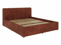 Cama tapizada Almo haaus, 200 x 160 cm, Caramelo Camel Online