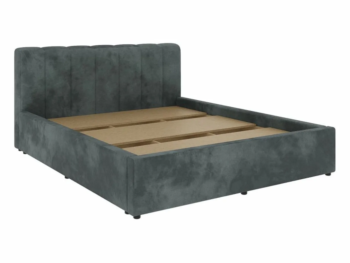 Somier - 160X200Cm|Cama tapizada Almo haaus, 200 x 160 cm, Menta