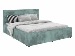 Cama tapizada Fargo haaus, 200 x 160 cm, Turquesa Azul turquesa Sale