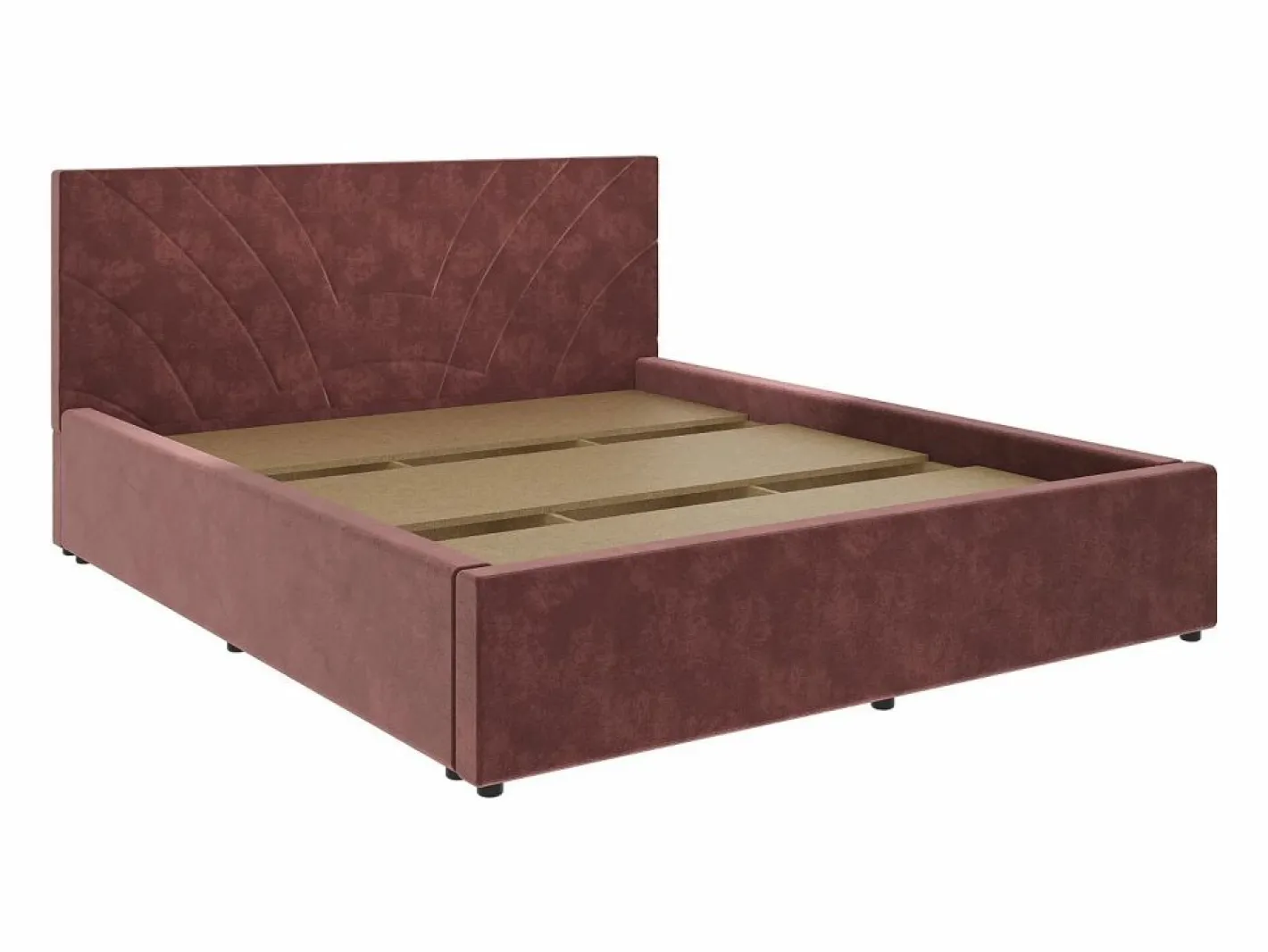 Cama tapizada Fargo haaus, 200 x 160 cm, Morado^ Hot