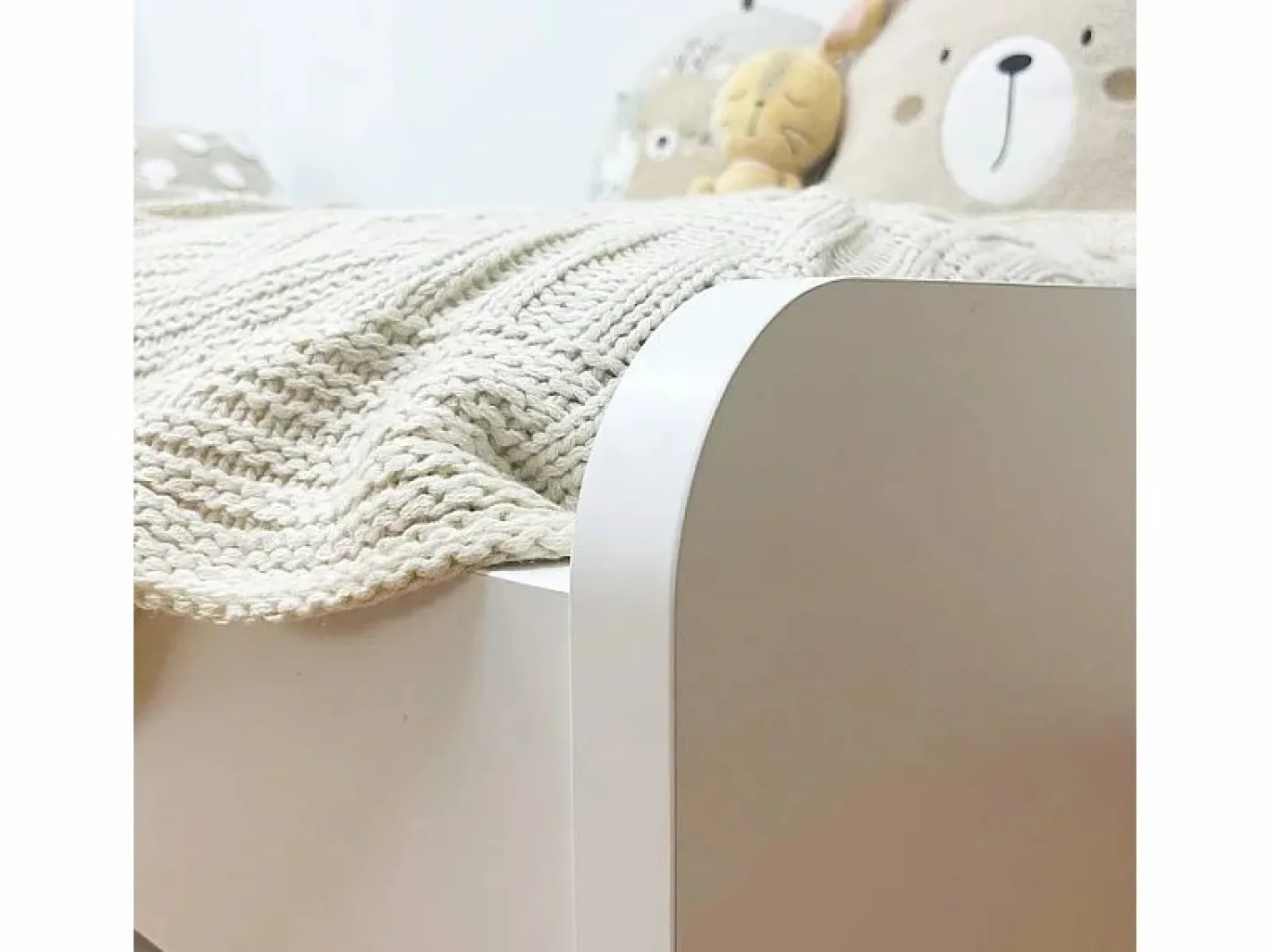 Cama triple aglomerado con somieres 90x200cm Blanco Sale
