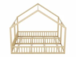 Camarote para 2 niños 90x200cm - camas planas modelos casa camas 2 plazas 2 en 1 - natural Color natural claro Online
