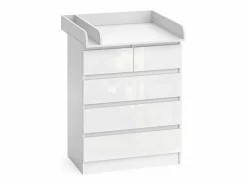 Vicco Cambiador / alto brillo 80x76x110.2 emma Blanco New
