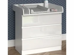 Vicco Mueble De Bebé|Cambiador / alto brillo 80x76x87 emma