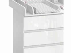 Vicco Mueble De Bebé|Cambiador / alto brillo 80x76x87 emma