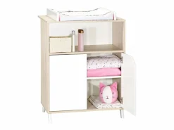 Mueble De Bebé|Cambiador de madera para bebés