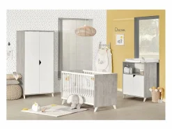 Cambiador de madera para bebés Gris Sale