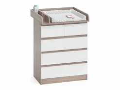 Vicco Cambiador sonoma/blanco 80x76x110.2 emma Color natural claro Best