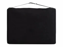 Camilla de masaje plegable 3 secciones madera negra y beige 02_0001832^Helloshop26 Discount
