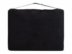 Helloshop26 Camilla de masaje plegable 3 secciones madera color vino tinto 02_0001839 Marru00f3n Outlet