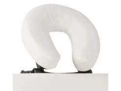 Camilla de masaje plegable blanca de 2 secciones con estructura de madera color crema 02_0001874^Helloshop26 New