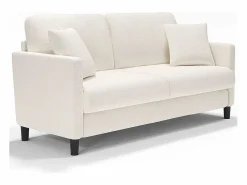 Canapé 2 plazas en Tejido de felpa teddy con 2 Almohadas - - 148 x 89 x 79cm^DripeX Online