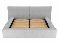Vente-unique Canapé abatible 160 x 200 cm de pasta - TIMANO Gris claro Sale