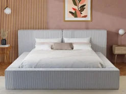 Canapé abatible 180 x 200 cm de pana + colchón - TIMANO^Vente-unique Outlet