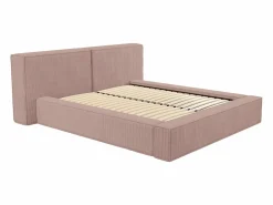 Vente-unique Canapé abatible 180 x 200 cm de pana + colchón - TIMANO Rosa Sale