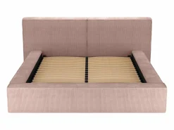 Vente-unique Canapé abatible 180 x 200 cm de pana + colchón - TIMANO Rosa Sale
