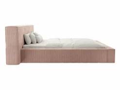 Vente-unique Canapé abatible 180 x 200 cm de pana + colchón - TIMANO Rosa Sale
