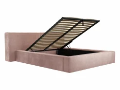 Vente-unique Canapé abatible 180 x 200 cm de pana + colchón - TIMANO Rosa Sale