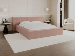 Vente-unique Cama Terciopelo|Canapé abatible 180 x 200 cm de pana - TIMANO