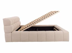 Canapé abatible 160 x 200 cm de tela color - FORVIK^Vente-unique Clearance