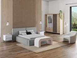 Canapé abatible 160 x 200 cm de pana + colchón - TIMANO^Vente-unique Hot