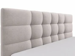 Vente-unique Cama Con Canapé|Cama Con Almacenaje|Canapé abatible 200 x 200 cm en tela - ELIAVA